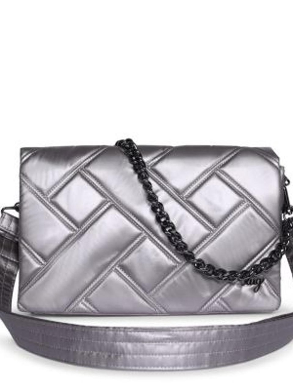Lug Huddle Metallic Pearl Shoulder Bag